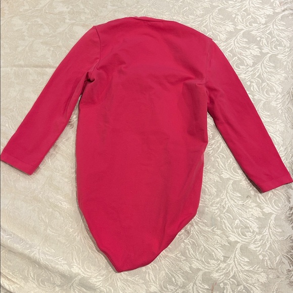 Vintage Wolford Pink bodysuit with bow size extra small - Picture 8 of 8